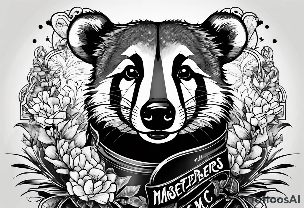 Honey Mc.Badgers tattoo idea