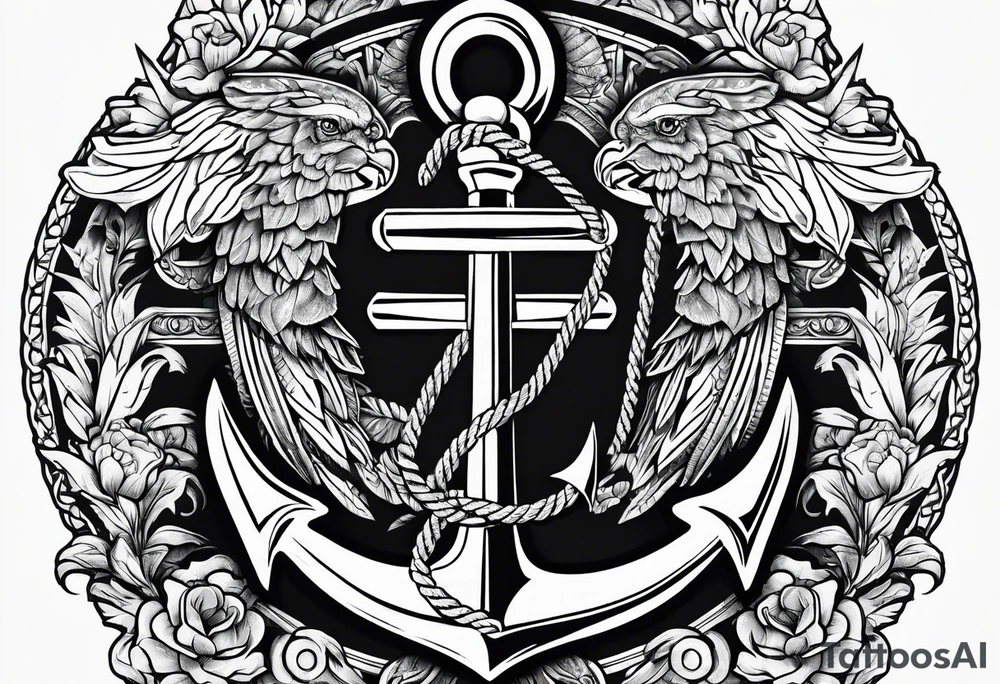 anchor tattoo idea