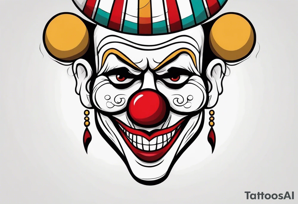 El triste payaso, Mexican style tattoo idea