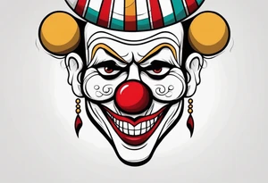 El triste payaso, Mexican style tattoo idea