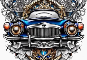 Infiniti sedan tattoo idea