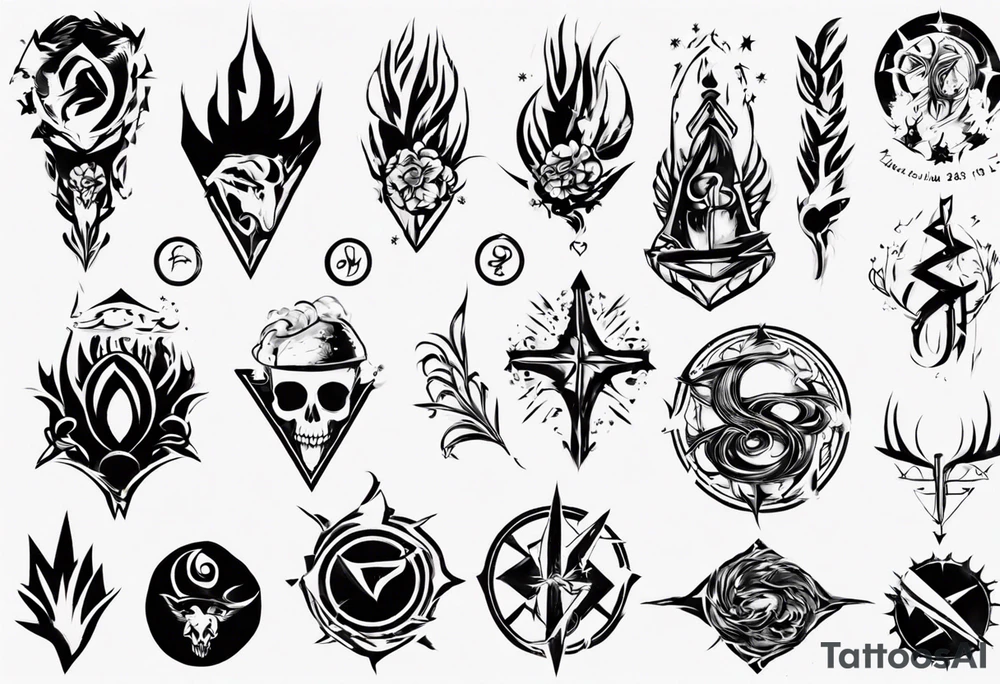 Ezekiel’s date of birth 08/19/20 tattoo idea