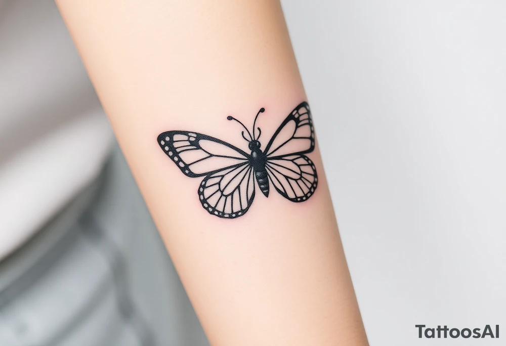 Butterfly family tattoo idea