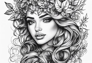 Vine work tattoo idea