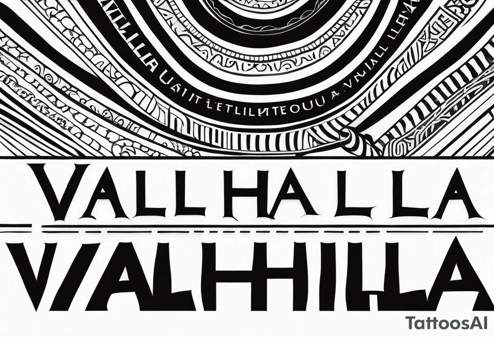 Valhalla steps tattoo idea