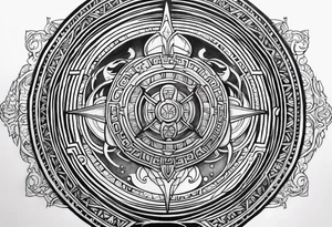 “Carpe Diem” Latin writing with Jedi order logo in the middle tattoo idea