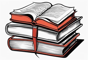 Books tattoo idea