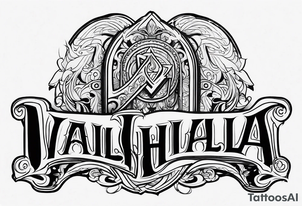 Valhalla tattoo idea