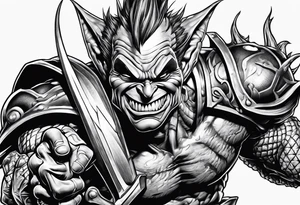 Green goblin tattoo idea