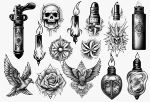 lighter tattoo idea