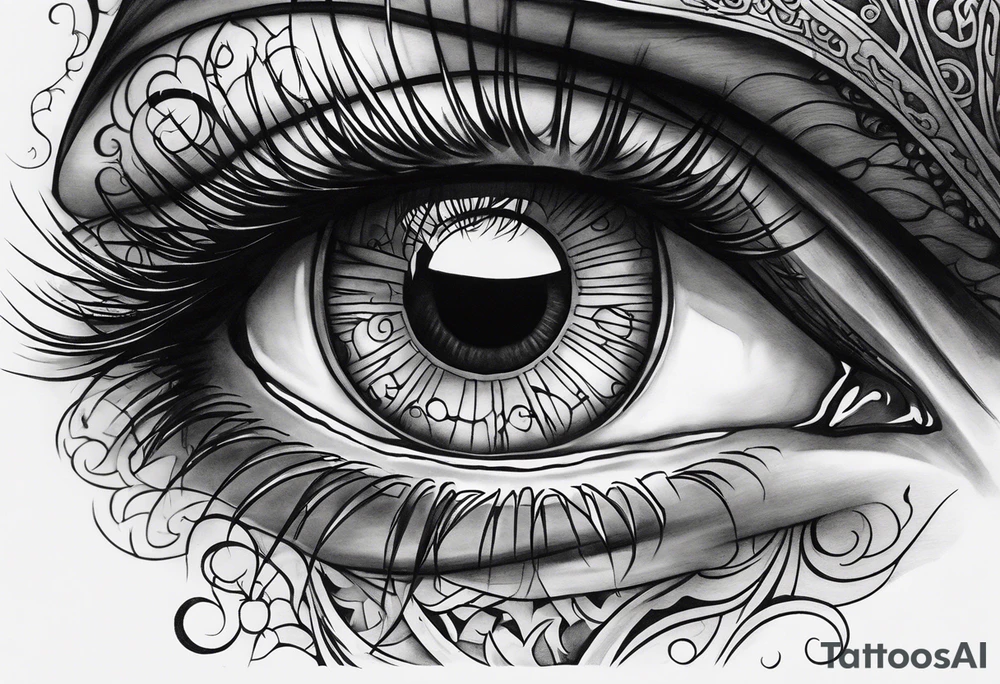 Byakugan eyes tattoo idea