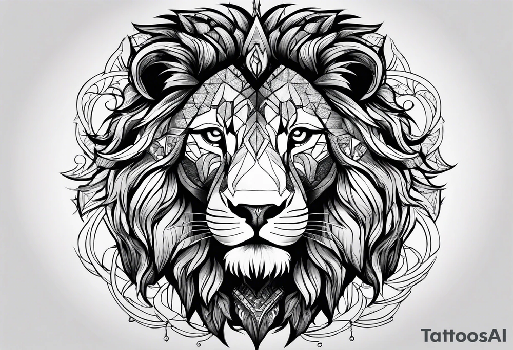 Lion from atlas tattoo idea