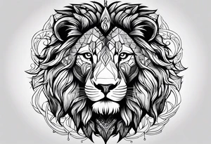 Lion from atlas tattoo idea