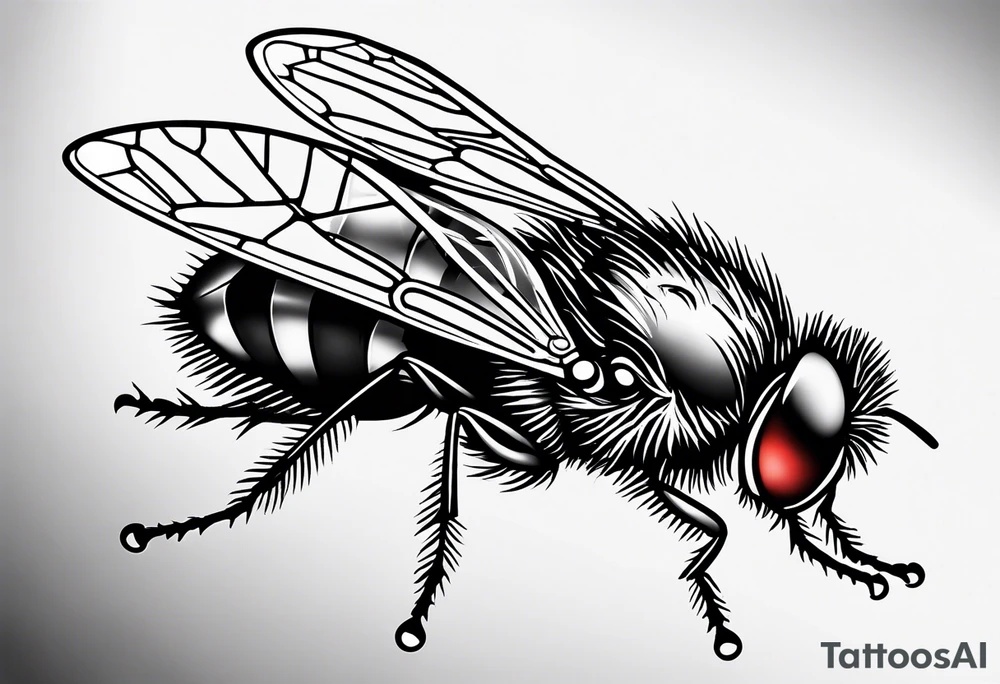 A small fly 🪰 tattoo idea