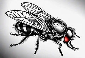 A small fly 🪰 tattoo idea
