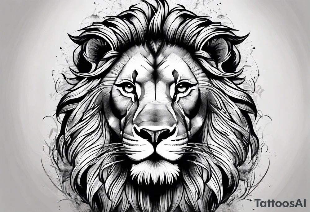 Lion from atlas tattoo idea
