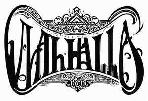 Valhalla steps gates tattoo idea