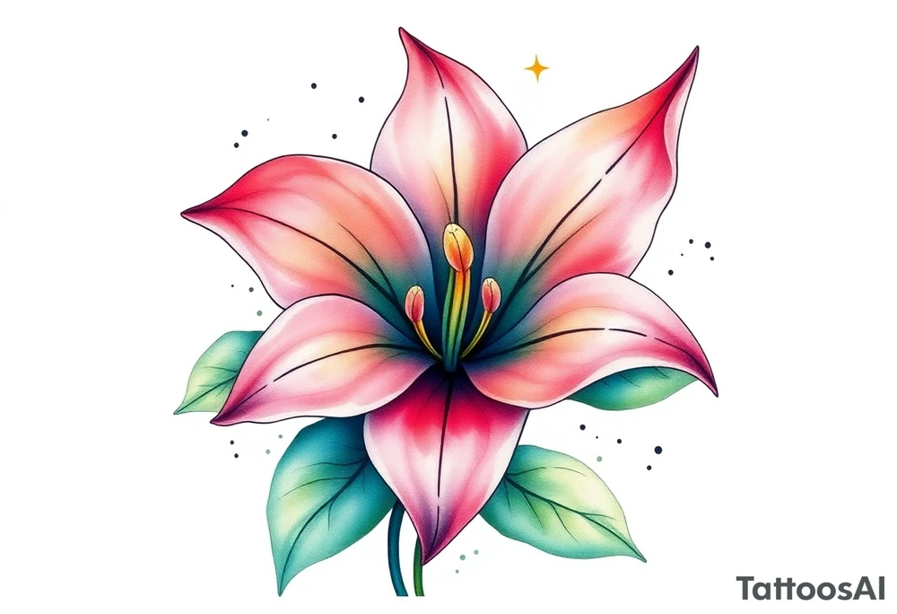 Flowering Lilly of the vally tattoo idea
