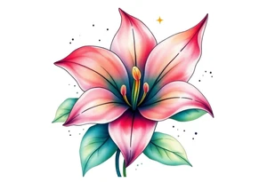 Flowering Lilly of the vally tattoo idea