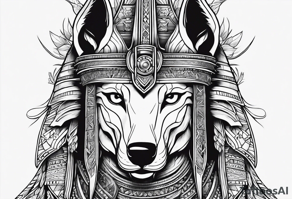 anubis tattoo idea
