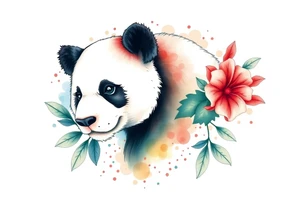 Panda tattoo idea