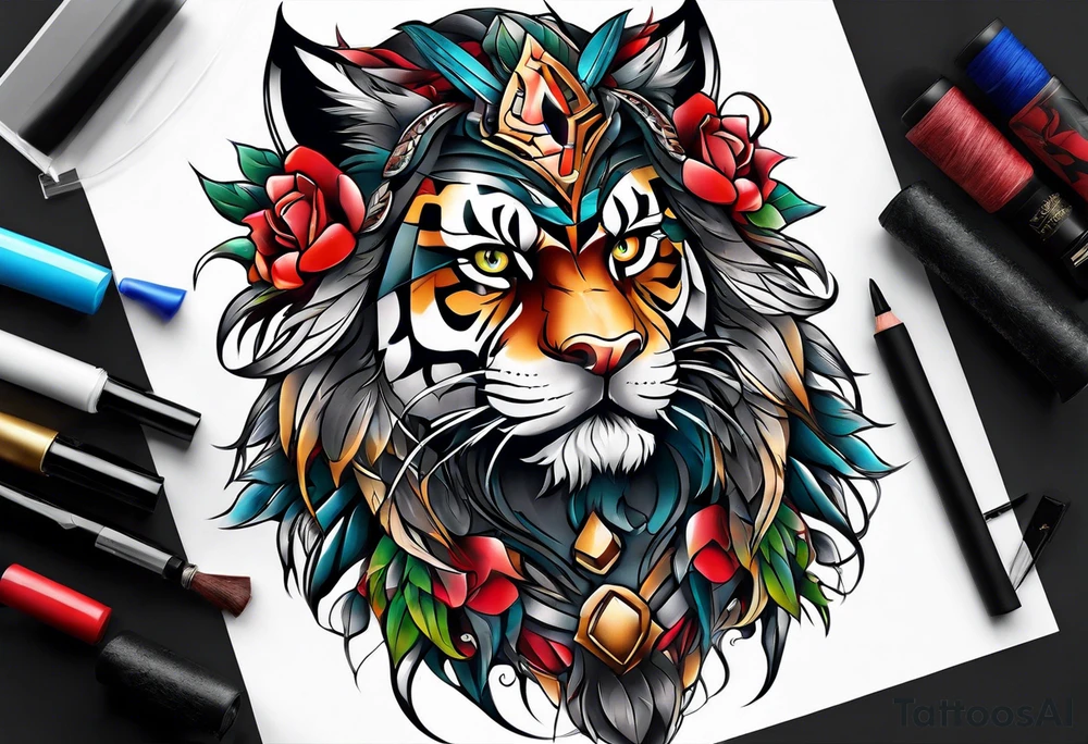 Warrior tattoo idea