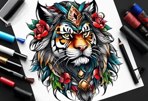 Warrior tattoo idea