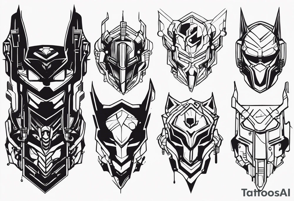Robotic Cyber criminal tattoo idea