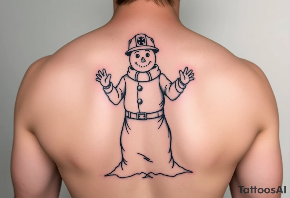 Paramedic  snowman tattoo idea