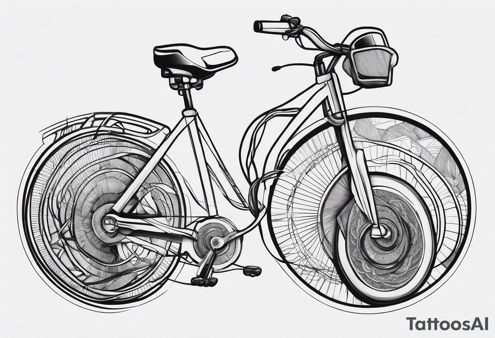 Matching tattoo for husband and wire tattoo idea