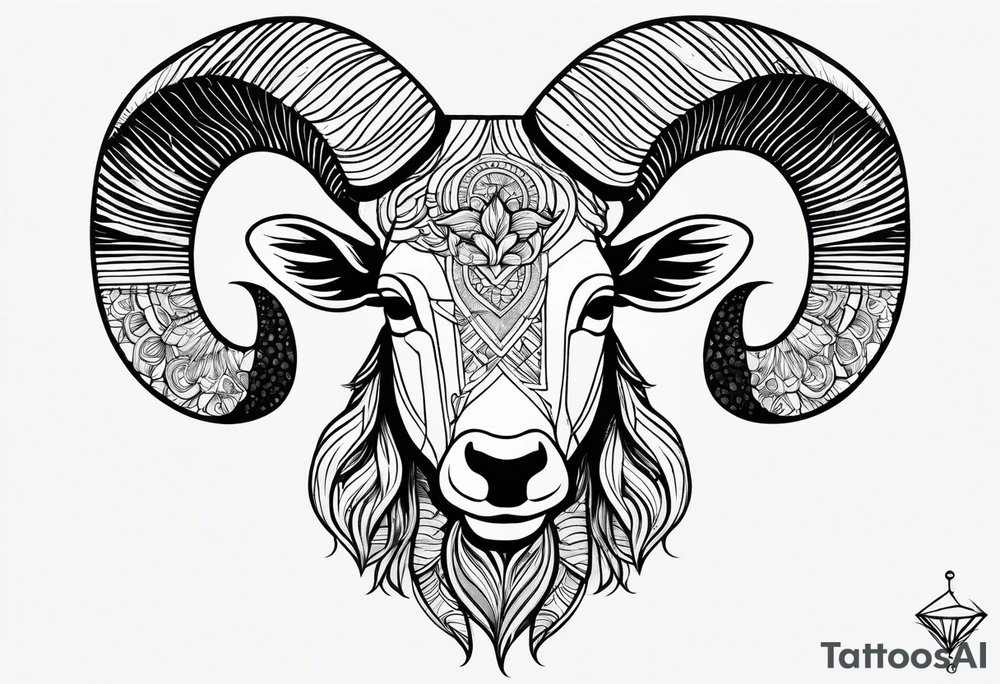 Aries sign tattoo idea
