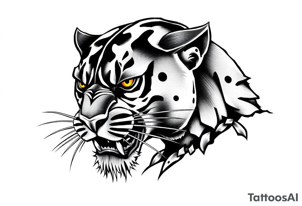 Black Panther tattoo idea
