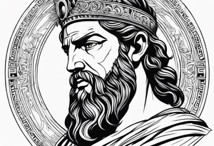 Greek god tattoo idea
