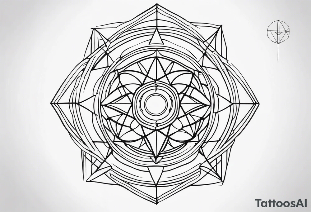 sacred geometry tattoo idea