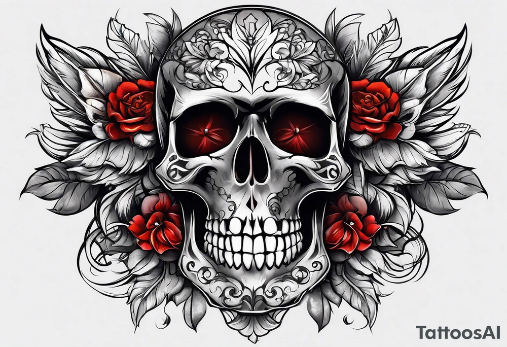 Skulls tattoo idea