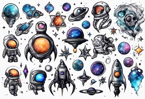 lost in space tattoo idea