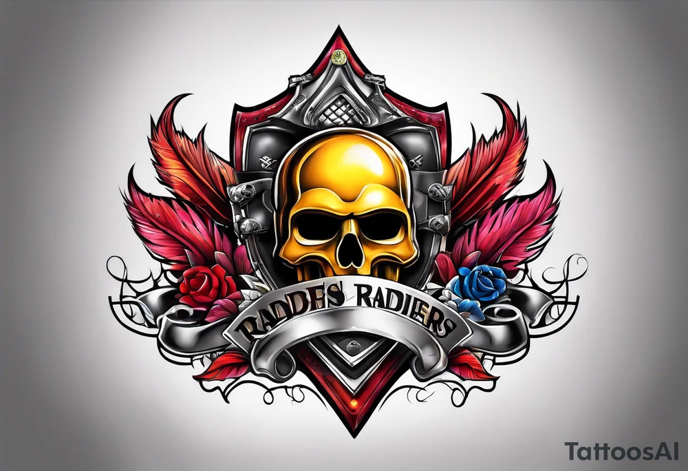 Las Vegas raiders tattoo tattoo idea