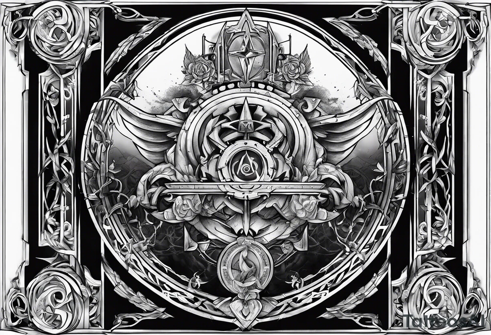 Fullmetal Alchemist: Brotherhood gate of truth tattoo idea