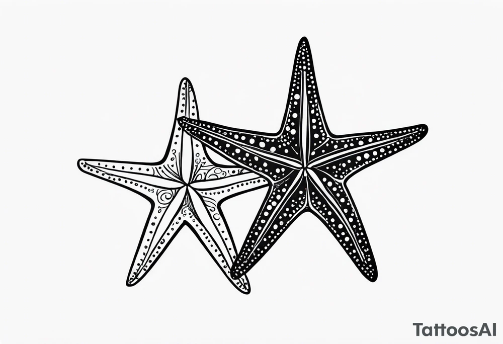 Two Starfish tattoo idea