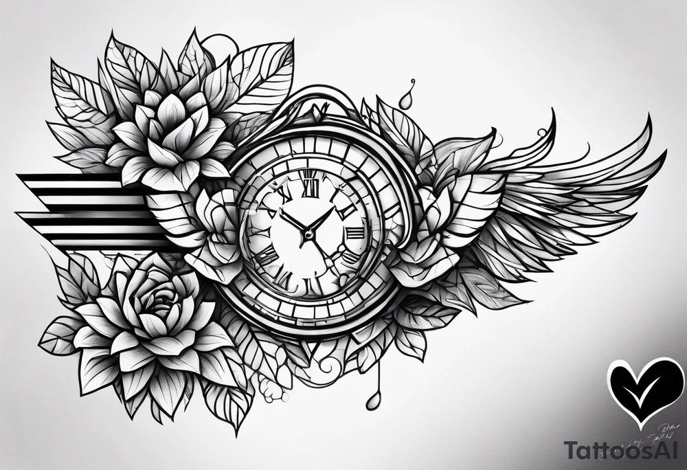 “I’ll love you forever”, forearm tattoo idea