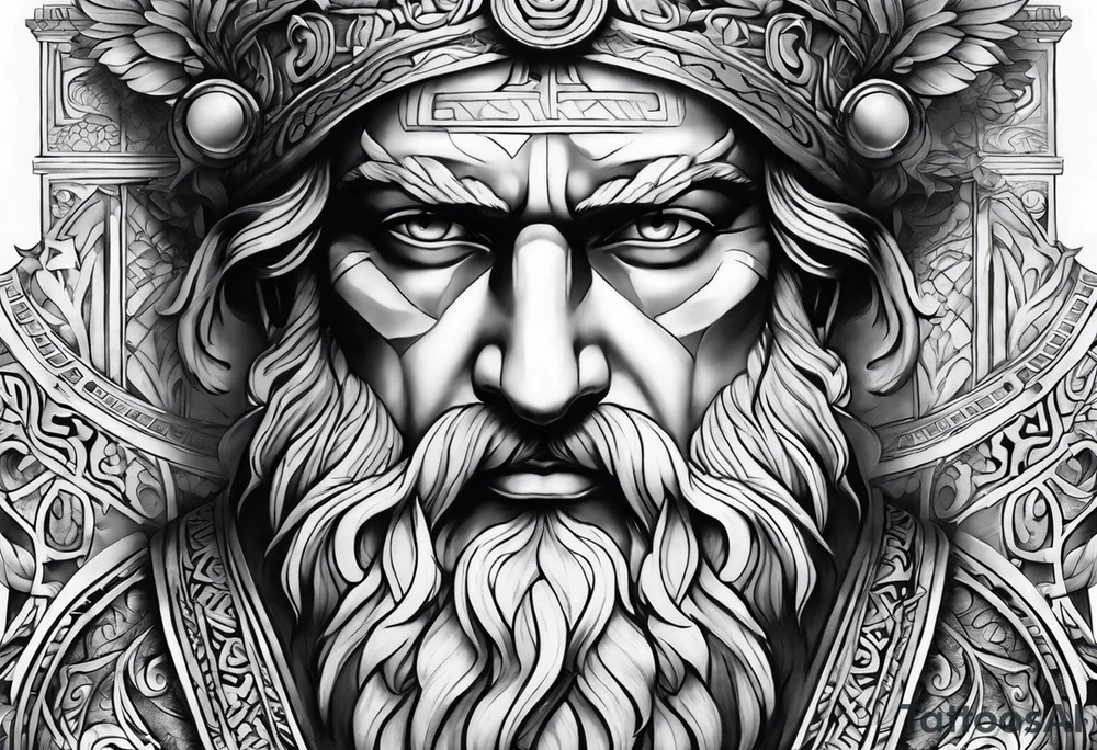 gods Greek tattoo idea