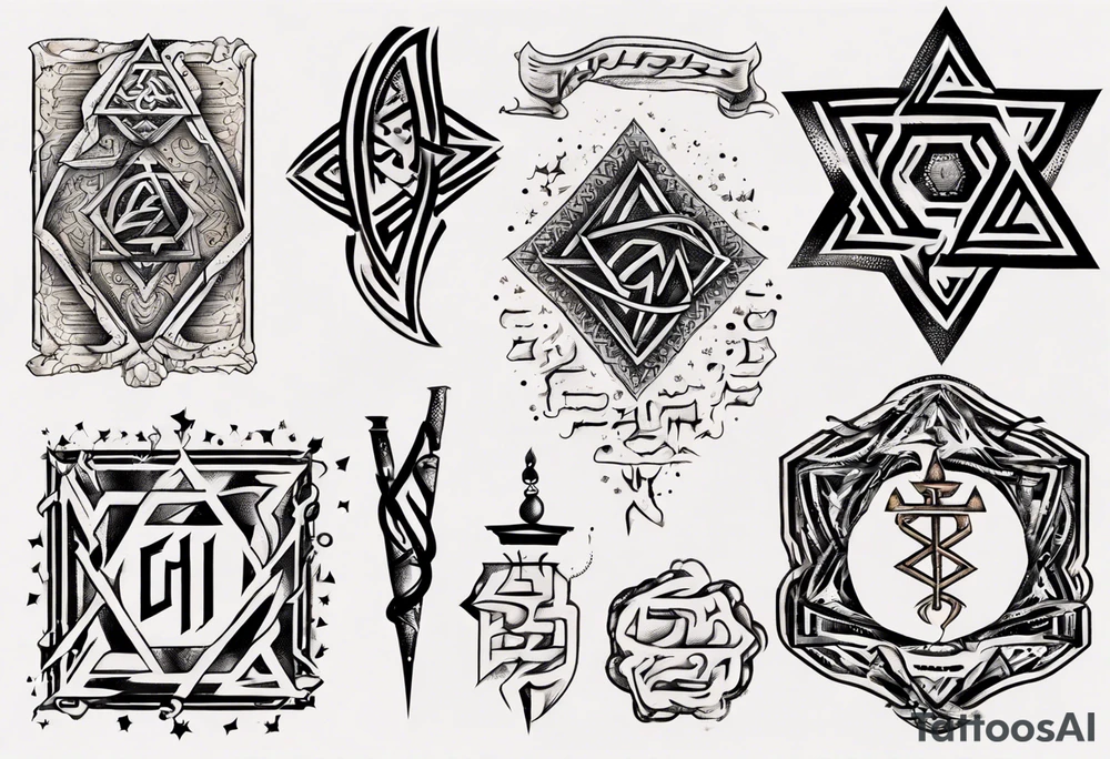 Hebrew written tattoo for arm tattoo idea