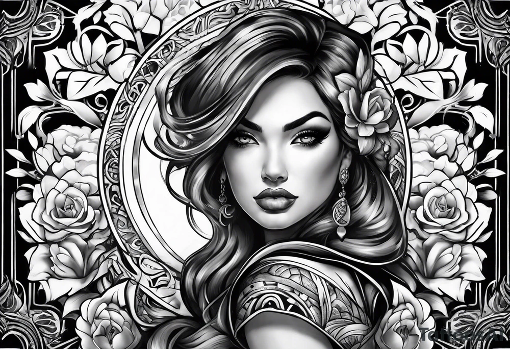 Chicano sleeve tattoo tattoo idea