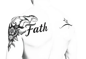 Full left arm sleeve about fatherhood tattoo idea