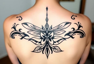 Lotus with dragonfly tattoo idea