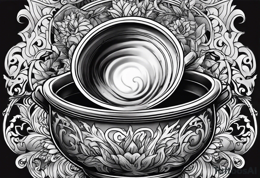 caldron tattoo idea