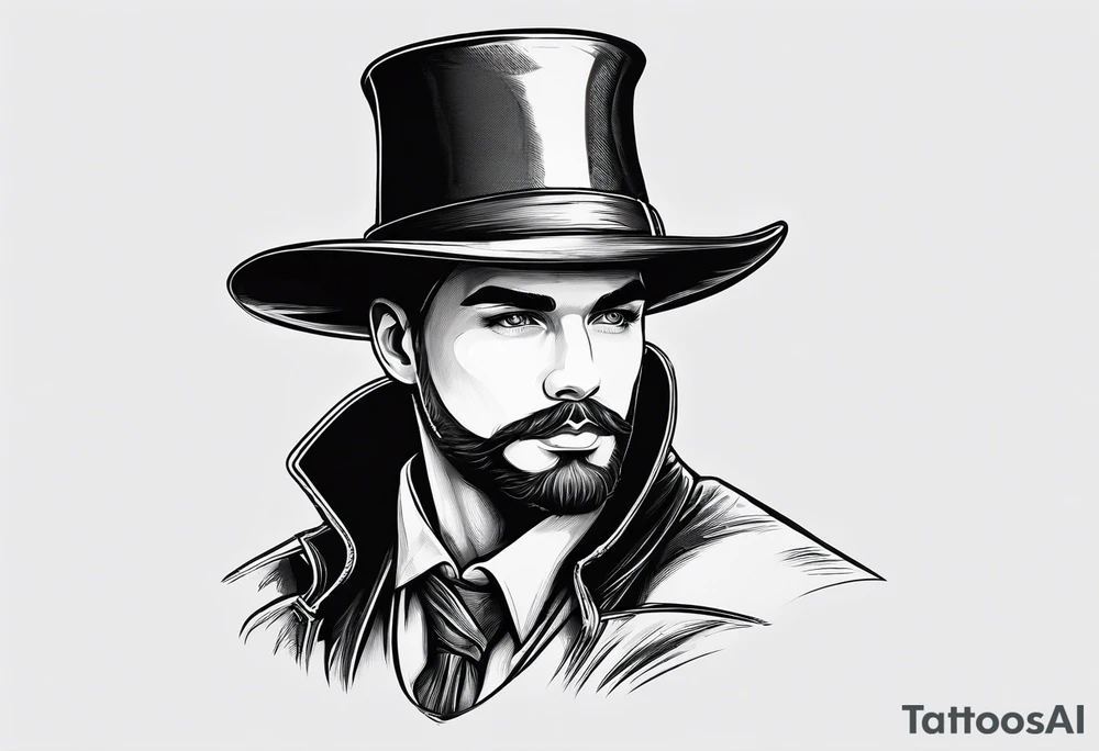 male version oflitte red riding hat tattoo idea