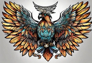 Escarabajos egipcios con alas tattoo idea