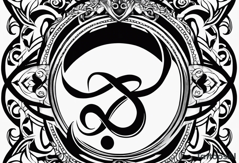 infinity symbol tattoo idea