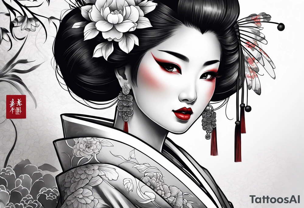 Geisha tattoo idea